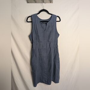 Chic Sleeveless Gray Midi Dress